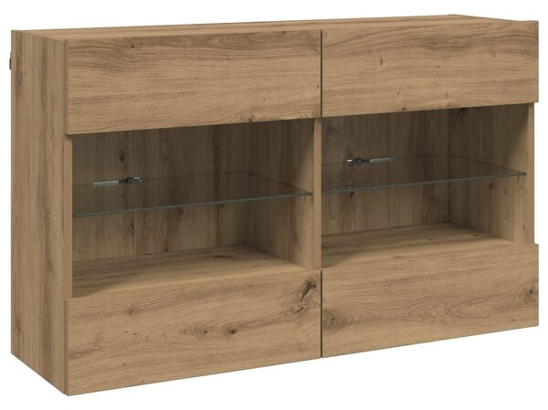 VidaXL TV Fali Szekrény Artisan tölgy 98,5 x 30 x 60,5 cm Faanyag