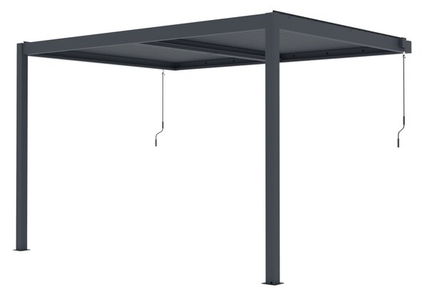 G21 Trenton 4x3 m bioklimatikus pergola, antracit alumínium