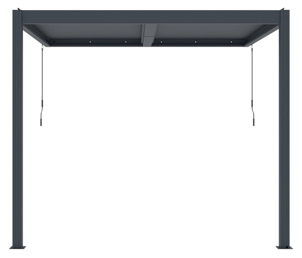 G21 Trenton 3x3 m bioklimatikus pergola, antracit alumínium