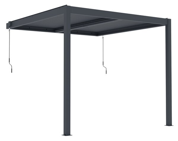 G21 Trenton 3x3 m bioklimatikus pergola, antracit alumínium