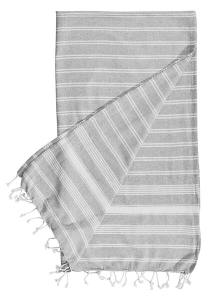 SURFSIDE Hamam törölköző halványszürke, 90x170 cm