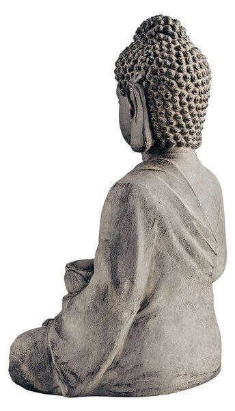 BUDDHA szobor mécsestartóval, 46 cm