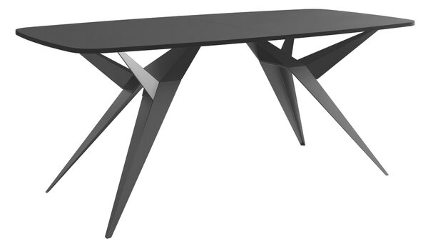 Asztal Oswego 152, 76x90cm, Fekete