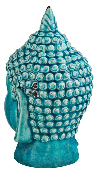 BUDDHA fej, türkiz