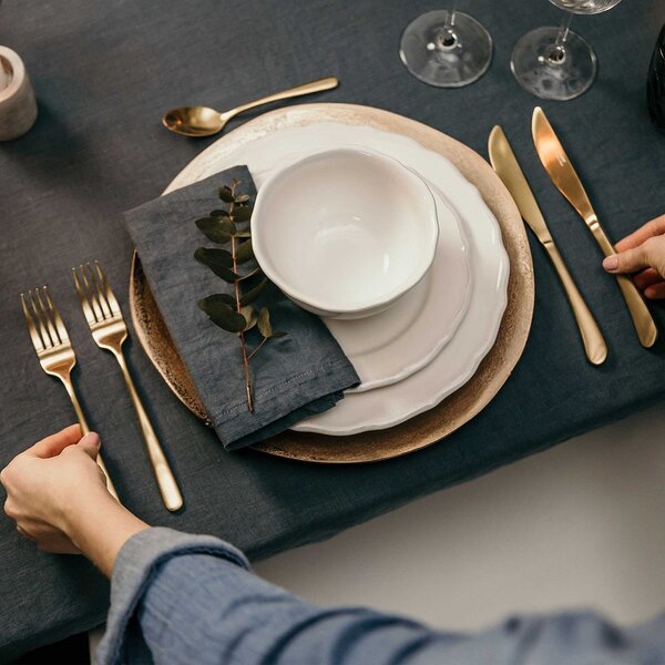 BANQUET dekor tál arany, Ø 32 cm