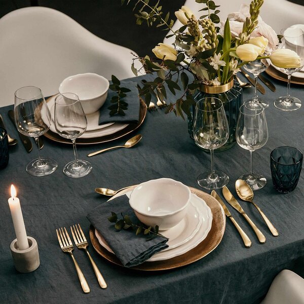 BANQUET dekor tál arany, Ø 32 cm