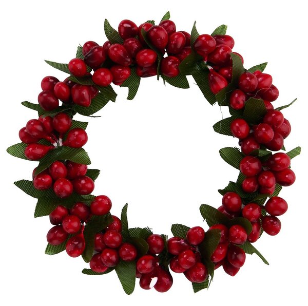 BERRY mini bogyós koszorú 10 cm