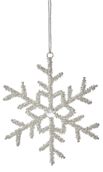 HANG ON karácsonyfadísz hópehely, 13 cm