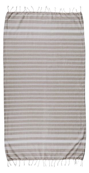 SURFSIDE Hamam törölköző, szürkésbarna 90x170 cm