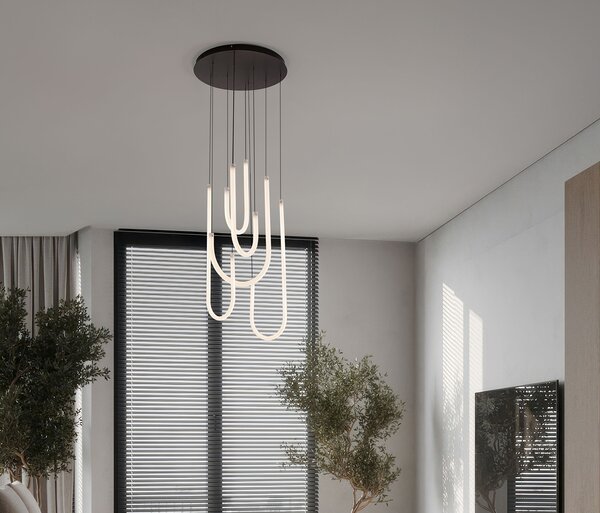 Topaz LED több ágú függesztett lámpa
