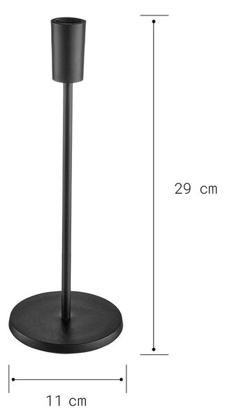 HIGHLIGHT fém gyertyatartó, 29 cm magas