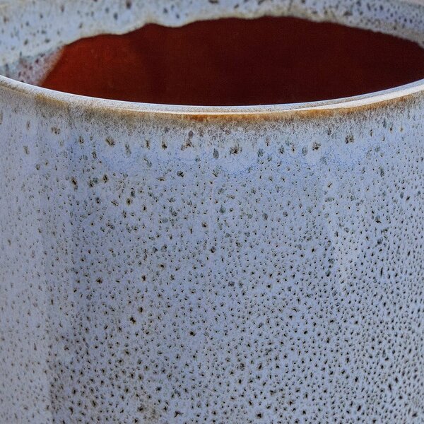 GLAZE kaspó, zöld Ø17cm