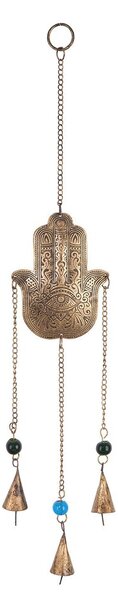 BALI felakasztható dekoráció, arany 'Fatima keze' 55 x 10cm