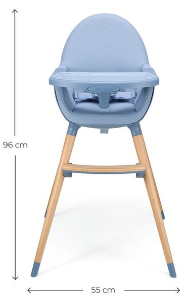 KINDERKRAFT Etetőszék FINI2 Nordic Breeze