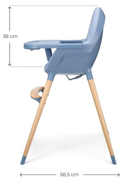 KINDERKRAFT Etetőszék FINI2 Nordic Breeze