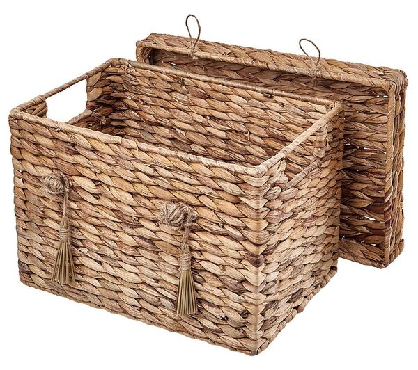 RUSH ROPE kosár fedéllel 33 x 23cm