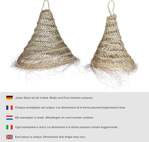 BOMAS eszpartófű lámpabúra 40cm