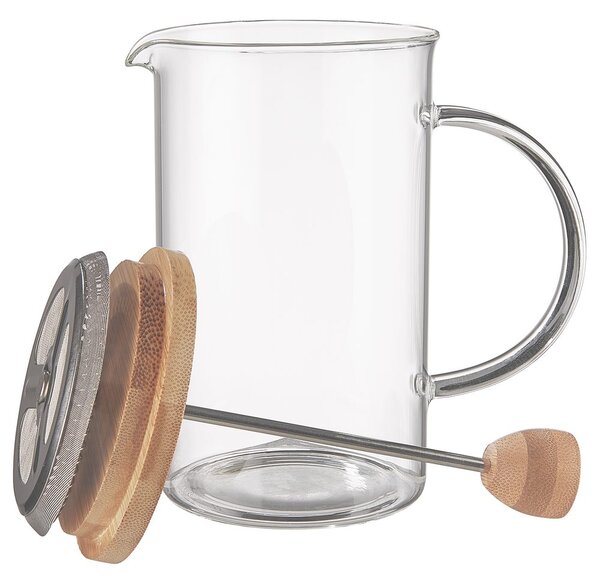 BREWSTER kávé-tea készítő, bambusz fedéllel 600ml