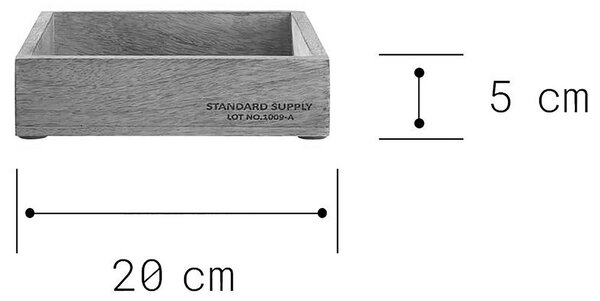 STANDARD SUPPLY mangófa doboz 20 x 20cm