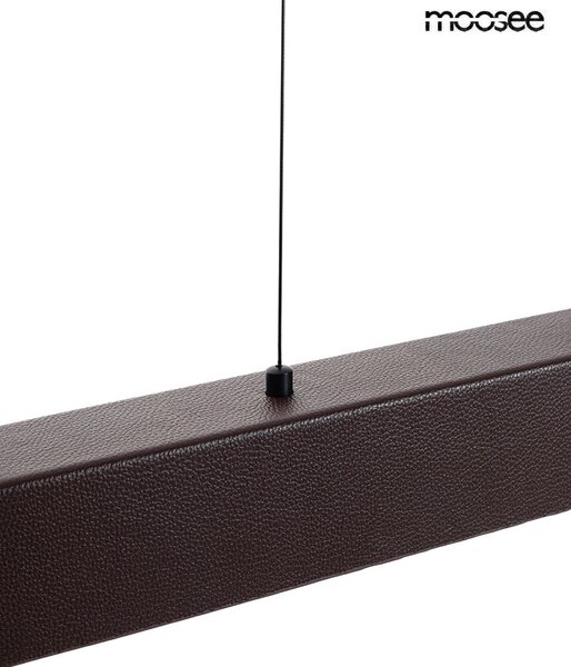 MOOSEE LINEA Fekete LED Függőlámpa Bőr Borítással