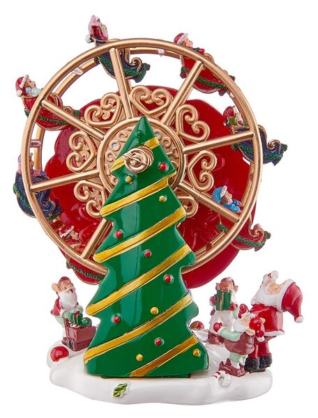 X-MAS zenélő óriáskerék 15cm