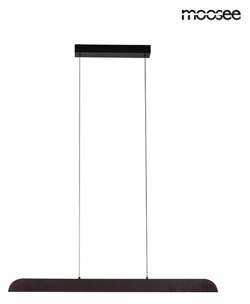 MOOSEE LINEA Fekete LED Függőlámpa Bőr Borítással