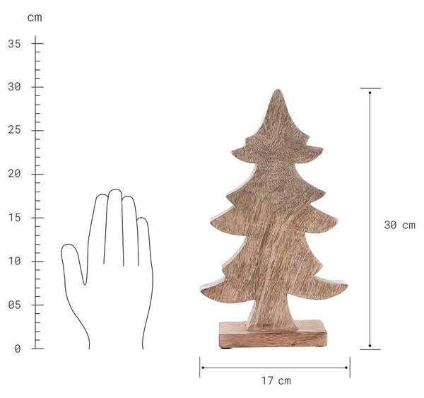 FOREST fenyőfa talpon, mangófa 30cm