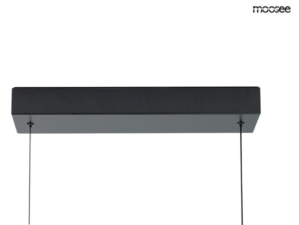 MOOSEE LINEA Fekete LED Függőlámpa Bőr Borítással