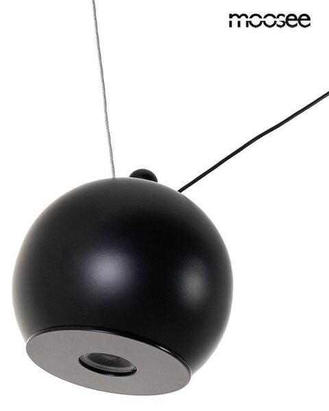 MOOSEE OCTO 3 Fekete Alumínium LED Függőlámpa