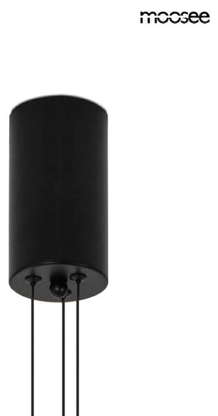 MOOSEE OCTO 3 Fekete Alumínium LED Függőlámpa
