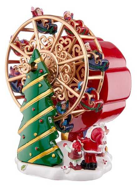 X-MAS zenélő óriáskerék 15cm