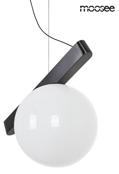 MOOSEE Balance Függőlámpa Fekete Üveggömbbel