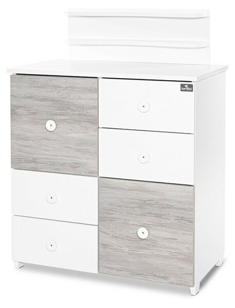 Lorelli Cupboard pelenkázó komód - White &amp; Artwood ÚJ