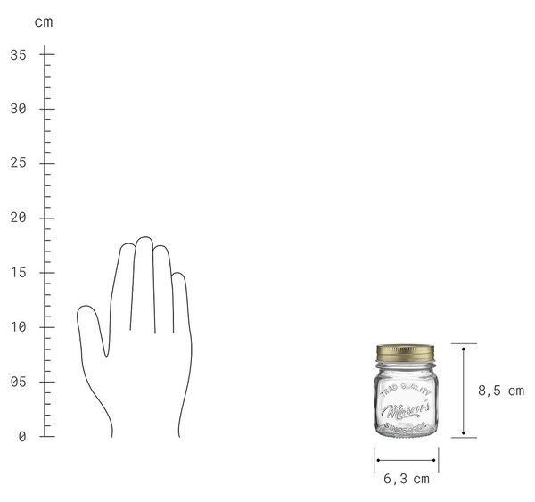 MASON'S befőttes üveg 150 ml
