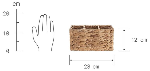 RUSH ROPE evőeszköztartó 23 x 10 cm