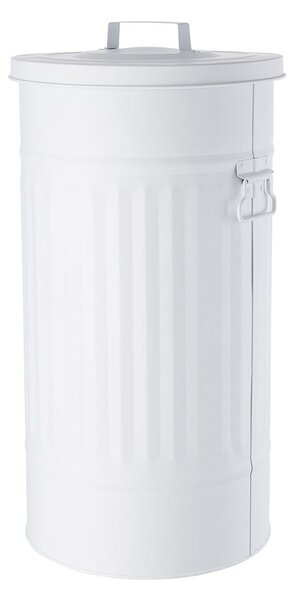 ZINC szemetesvödör/tárolóvödör, fehér 40 l
