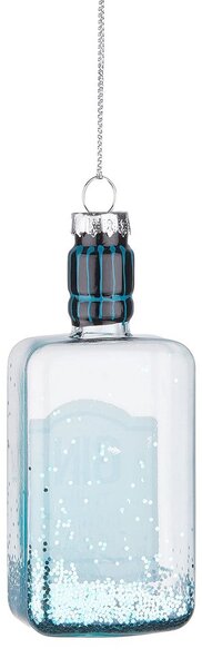 HANG ON üveg karácsonyfadísz, gin üveg 11cm