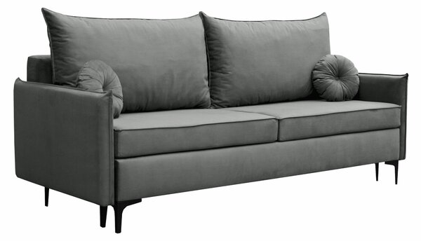 Kanapéágy Clovis 103, Kárpit, 101x216x96cm, Fenyő