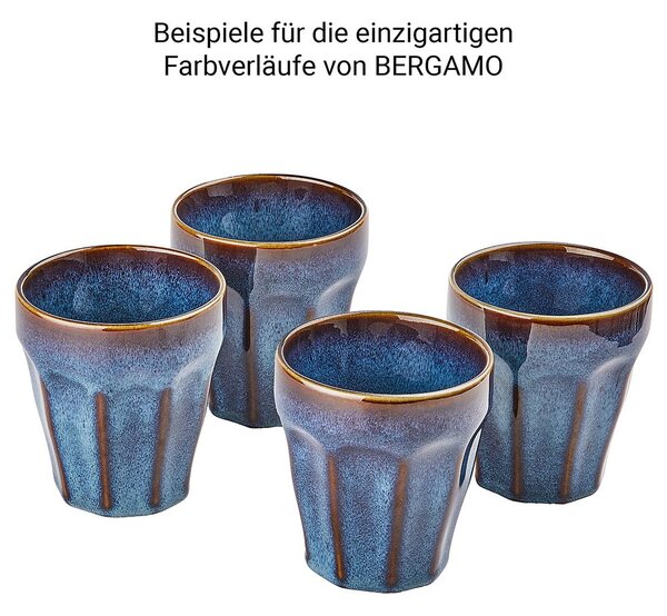 BERGAMO kávés bögre 250ml, kék