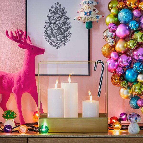RAINBOW BULBS LED kültéri égősor, 30 színes égővel