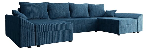 Sarokkanapé Memphis 105, Kárpit, 82x317x140cm