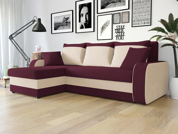 Sarokkanapé Comfivo Melissa I, Kárpit, 80x238x147cm