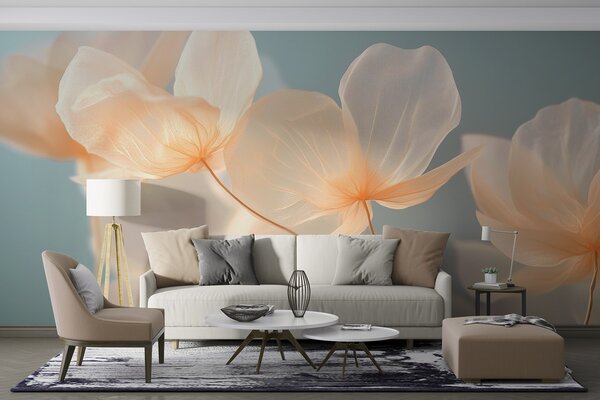 Fotótapéta Finom szirmok táncolnak a szélben, Modern fotótapéta, Modern fotótapéta, w08500 - Muralas.hu