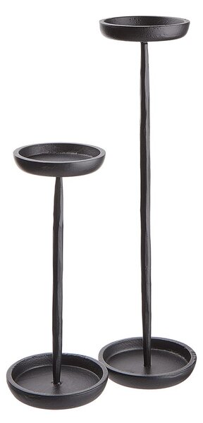 FAROL gyertyatartó, fekete 36cm