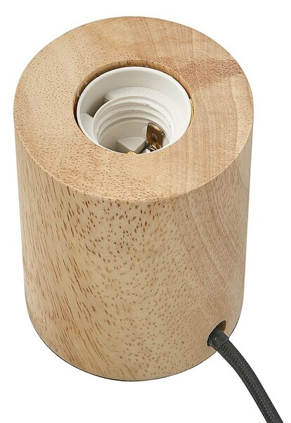 STILO asztali lámpa, fa Ø8 cm