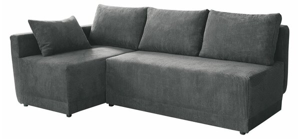 Sarokkanapé Columbus 149, Kárpit, 85x210x135cm, Fenyő