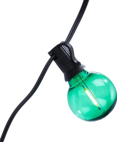 RAINBOW BULBS LED kültéri égősor, 30 színes égővel