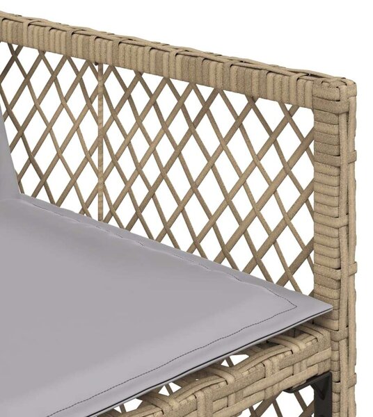 VidaXL Polyrattan Kerti Étkezőgarnitúra - 11 részes