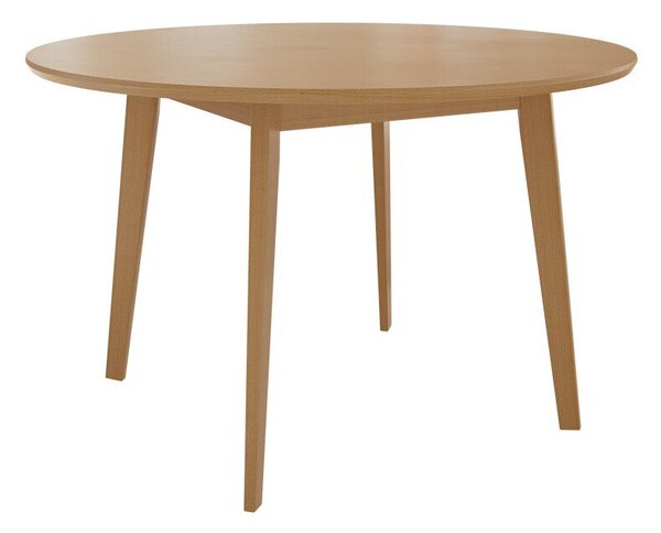 Asztal Racine 133, 76cm, Barna, Bükkfa
