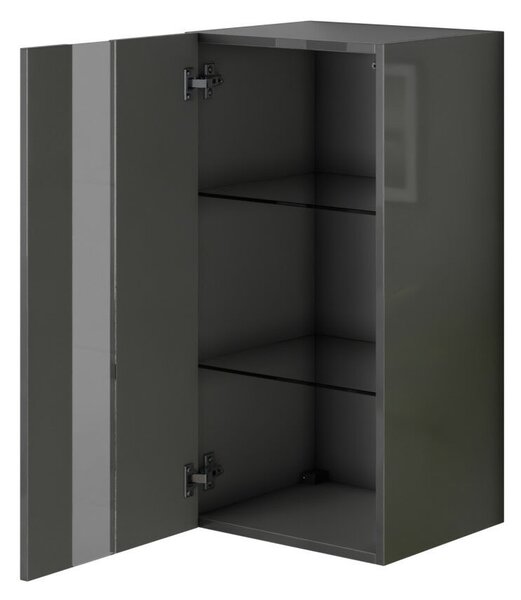 Intenso Concept-11 nappali faliszekrény sor - 200 cm (magasfényű szürke)